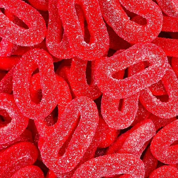 Damel Sour Strawberry Rings