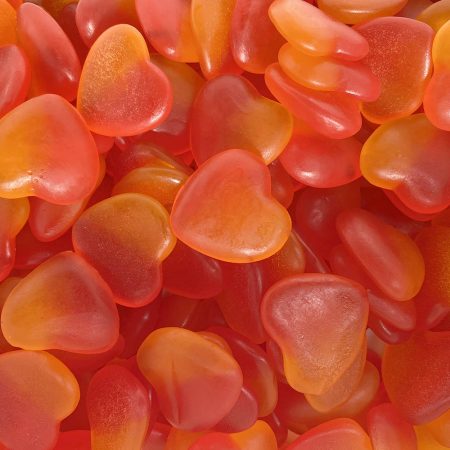 Kiwi Delights Gummy Peach Heart